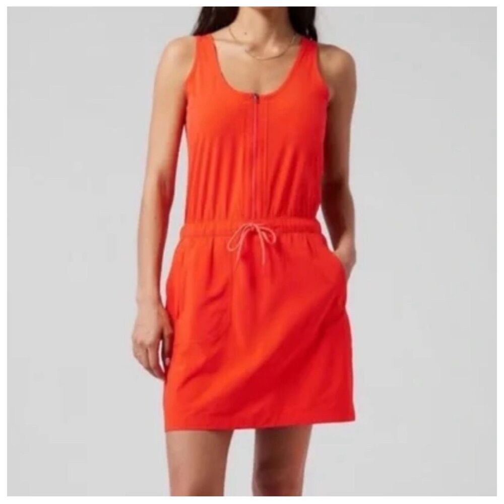 Athleta Women's Orange Dress